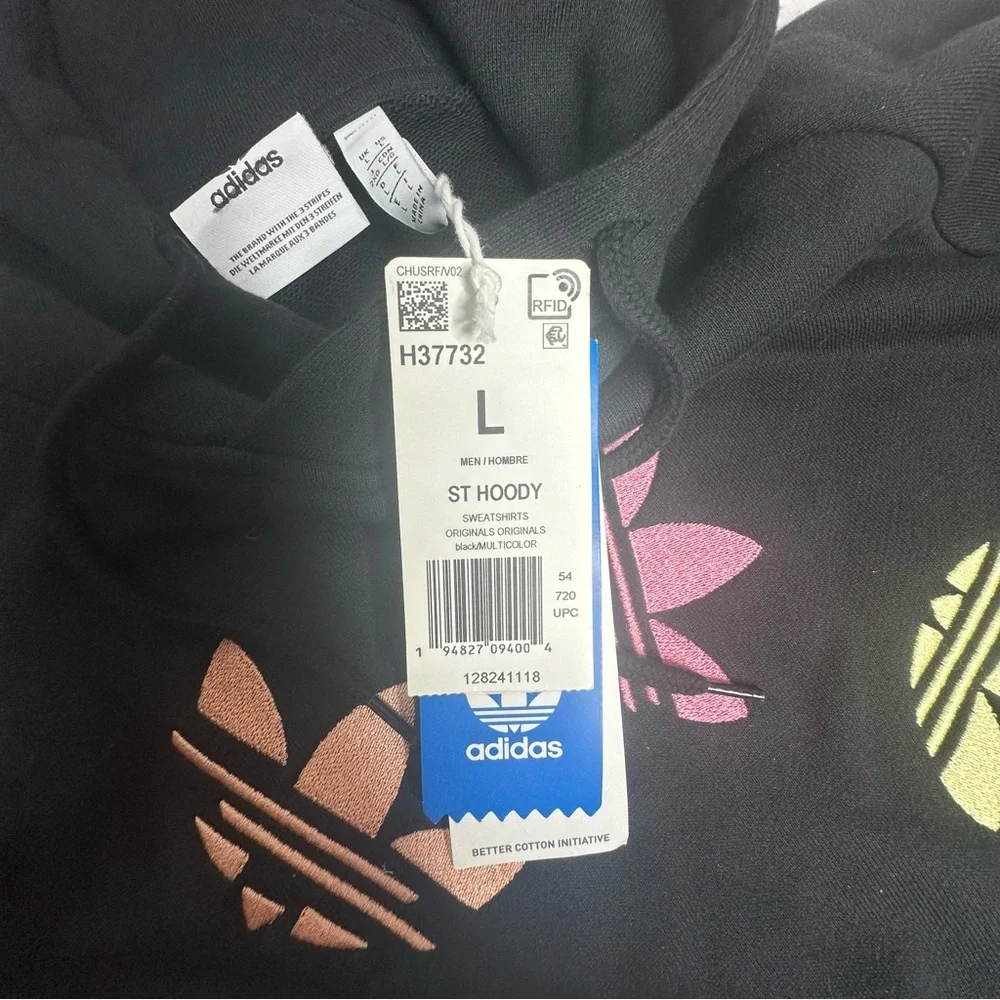 NWT Men’s Adidas Adicolor Shattered Trefoil Hoodie L